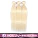 613 Blonde Virgin Hair Straight human hair 16 18 20 inch, Pack Of 3,100g/Bundle,Honey Blonde Brazilian Hair Weave,7A Blonde Human Hair boundles
