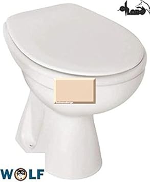 Gustavsberg Saval Stand WC Tiefspüler bahamabeige + WC Sitz + Befestigung