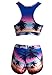 QingLemon Women Two Piece Boyleg Short Swimsuits Sporty Bathing Swimwear(FBA)
