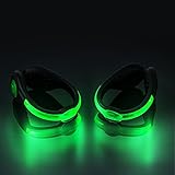 SLDHR LED Shoes Clip Lights USB charging for Night Running Gear, Color Changing RGB Strobe and Steady Color Flash Mode, Safety Clip Lights for Running, Jogging, Walking, Biking(One Pair)