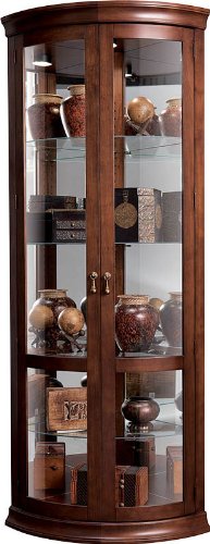 Howard Miller Chancellor 680-503 Corner Curio Cabinet