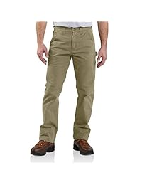 Pantalón de peto de sarga lavado relajado y ajustado para hombre de Carhartt