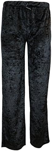 Just A Kiss Women's Velvet Pajama Lounge Pants