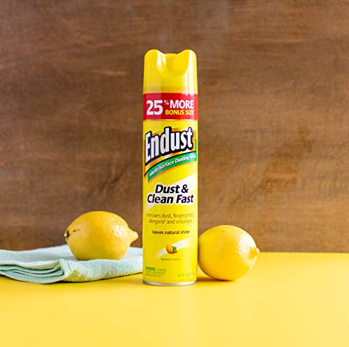 image for Endust Multi-Surface Dusting and Cleaning Spray, Lemon Zest, 2 Count
