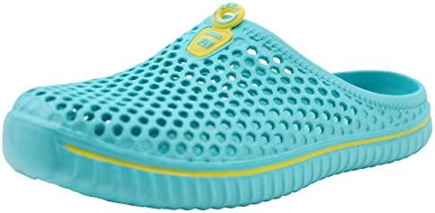 XKX Super Light And Comfortable Summer Breathable Mesh Sandals,Walking,Anti-Slip, Garden Clog Shoes (12 B(M) US Women/10 D(M) US Men, Green)