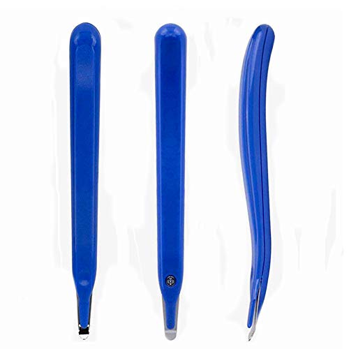 3 PCS Professional Magnetic Staple Remover Puller Rubberized Staples Remover Staple Removal Tool for School Office Home (Blue)