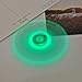 Rinhoo Glow in the Dark Hand Spinner Fidget Tri-Spinner Toys With Premium Hybrid Ceramic Bearing Perfect For ADD, ADHD, Anxiety, and Autism Adult Children (Blue)