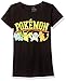 Pokemon Big Girls Group Short-Sleeved Tee, black, L