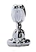 Balloon Bunny Statue 10 In. Silver Metallic Finish Balloon Animal Art sculpture figurine 5.5