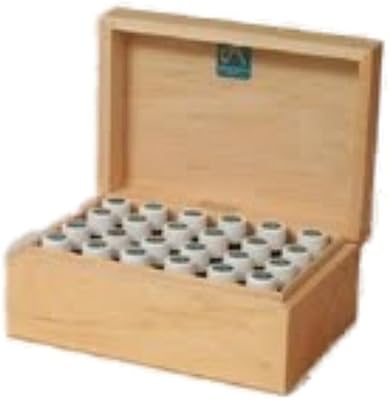 Caja de almacenamiento para 24 aceites esenciales de aromaterapia: Amazon.es: Belleza