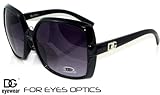 DG EYEWEAR WOMEN CLASSIC LARGE OVERSIZED SUNGLASSES NEW DG12-S6
