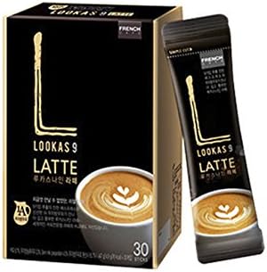 Namyang French Cafe LOOKAS 9 LATTE 447g (14.9 x 30 sticks)