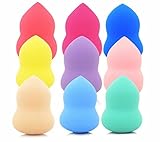 Toraway 9pcs Random Color Pro Beauty Flawless Makeup Blender Foundation Puff Multi Shape Sponges New