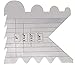Cutting Edge Ruler for Cutting and Sealing Ribbon-Ruler Only. Wood Burning Tool is Sold Separately