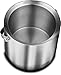 Gourmia GIB9385 Stainless Steel Ice Bucket with Tongs - 3 Liter Double Walled Insulated with Airtight Leak Resistant Lid and Carrying Handle – Brushed Stainless Steel Finish – Elegant Gift