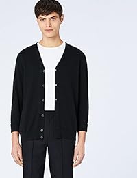 Brand - Cárdigan con cuello en V de algodón Meraki para hombre