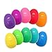 [100] Toy Filled Easter Eggs, Eggs Measure 2.1\3 Inches The Easter Eggs Filled With Toys Inside Is Hinged Together for Easy Assembly- Bright Shiny Colors-Great for School Easter Eggs Hunt