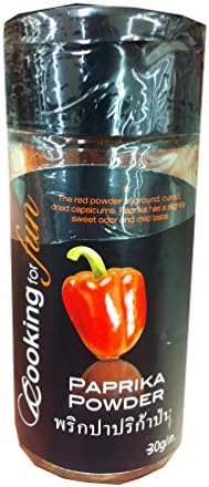2 packs of Paprika Powder, Premium Spices from Thailand by Cooking for fun. (30 g/ pack)