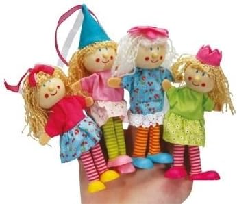 Wood Fairy Magical Woodland Finger Puppet Bright Colourful Novelty Girls Toy by Wd169