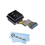 Eshine Rear Facing Back Main Camera Module Flex Cable Replacement for Samsung Galaxy S5 V I9600 G900, G900A, G900V, G900T, G900P, G900F, G900H, G900 R4, G9001, G9005(ALL CARRIERS) + Cloth