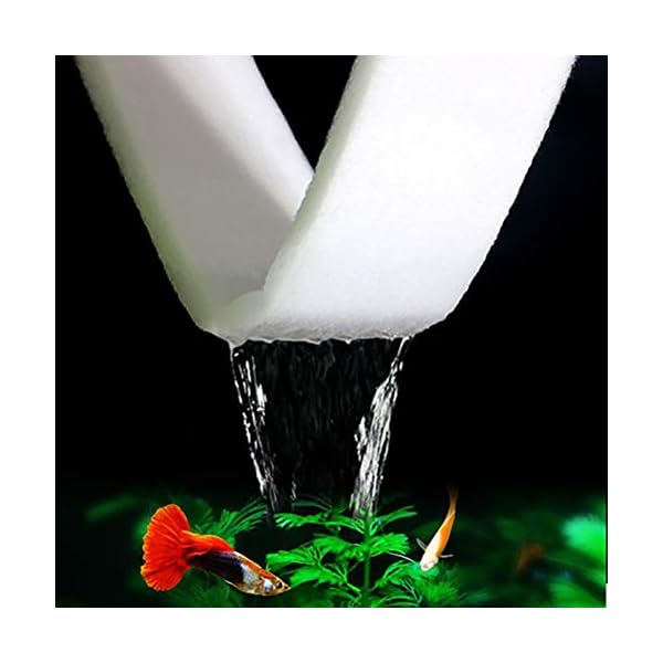 POPETPOP Spugna Filtrante Biologica del Cotone per Acquario POPETPOP POPETPOP Spugna Filtrante Biologica del Cotone per Acquario