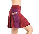 Nidalee Women's Tennis Golf Skort Active Athletic Sports Running Skirt with Pocket
