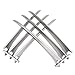 Wolverine Claws Cosplay Costume Props for Halloween Plastic, Pair (Size L) Gray
