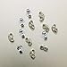 12pcs/6 Pairs 925 Sterling Silver Earring Backs Replacement Secure Ear Locking for Stud Earrings Ear Nut for Posts, 5x6mm