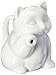 HIC Cat Creamer Coffee Tea Milk with Handle, Fine White Porcelain, 8-Ounces