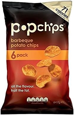 Popchips Barbeque Multipack 17g x 6 per pack