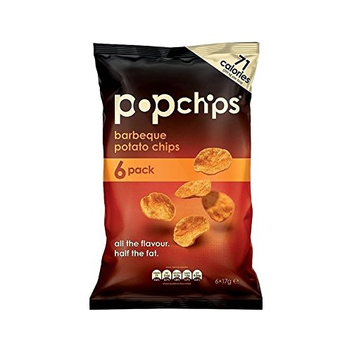 Popchips Barbeque Multipack 17g x 6 per pack