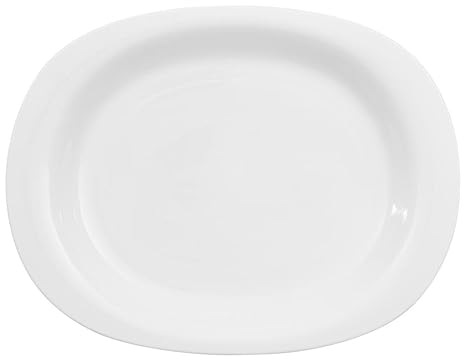 Villeroy & Boch New Cottage Basic Servierplatte 34 cm, Premium Porzellan, 34cm