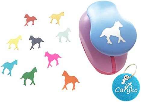 Caryko 1" Clever Lever Craft Punch - Paper Cutting Shape (Horse)