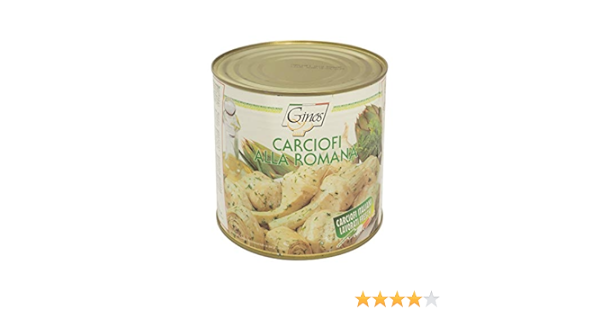 Stargourmet | CARCIOFI ALLA ROMANA: Alcachofas con rabo, en aceite 22/24 unid / lata |