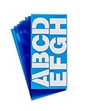 Westcott LetterCraft Stencil, Helvetica Bold Font, 2-Inch Characters (SHB2/15842)