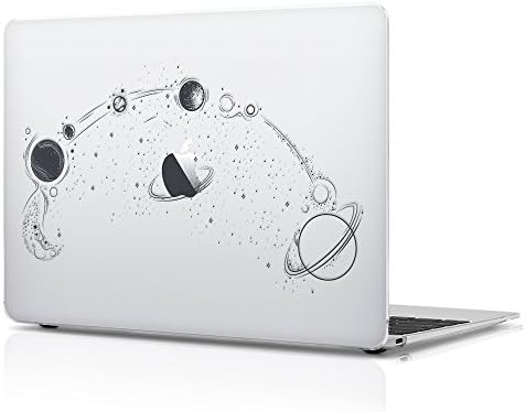 Macbook Air 11 inch Plastic Matte Hard Case, Apple Solar System Design with Keyboard Cover