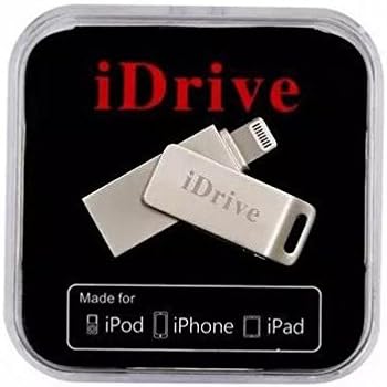 iDrive iReader iFlash Faster External Storage Memory USB Fashion Rotating Support FAT32 And EXFAT For Windows MacOS IOS9 Interface Type Hi-Speed USB 8 Pin Lightning (32GB)