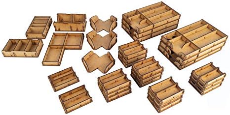docsmagic.de Organizer Insert for Twilight Imperium 4th Edition Box, Light Brown