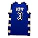 NO.3 The film version of One Tree Hill Lucas Scott Need double stitched mesh basketball jersey Size S-XXL