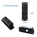 Desktop Power Strip,3 AC Outlets Socket Mounting Power Center,6.5FT Power Strip Heavy Duty Extension Cord,Mountable Under Desk/Table Wall Socket