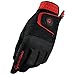 TaylorMade Golf RAIN CONTROL GLOVE (BLACK/RED, MEDIUM), BLACK/RED(MEDIUM, PAIR)