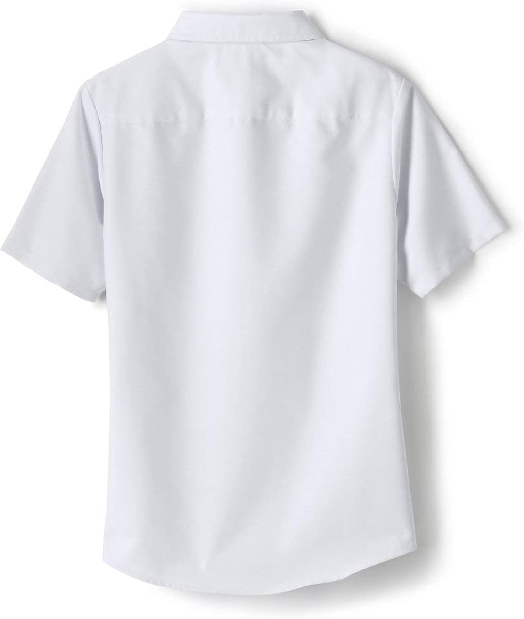 Lands' End School Uniform Little Girls Short Sleeve Oxford Dress Shirt: Clothing