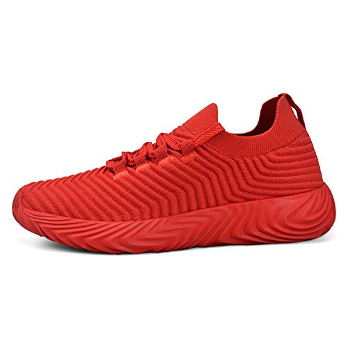 domirica Womens Sneakers Cross Training Shoes Walking Shoes Athletic Shoes Red Size 5.5