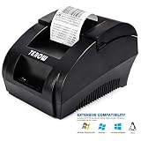 USB Thermal Receipt Printer TEROW 58mm Mini Small Portable Label Printer with High Speed Printing Compatible with ESC/POS Print Commands Set, Easy to Setup