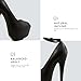 Women's Extreme High Fashion Ankle Strap Peep Toe Hidden Platform Sexy Stiletto High Heel Pump Shoes