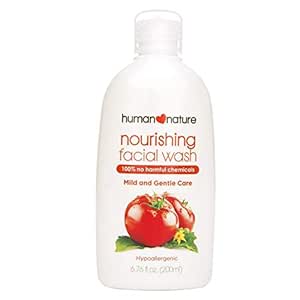 human nature tomato facial wash
