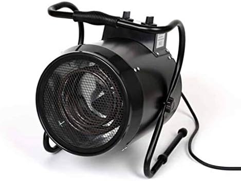 ZBJJ Heater 3000w Fan Heater 220v Industrial Electric Household Bathroom High-Power Desktop Warm Air Blower (Color : Black)