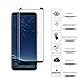 [3-Pack] Samsung Galaxy S8 Screen Protector , Pobetma [No Bubble][Case-Friendly][3D coverage] PET HD Screen Protector Film for Samsung Galaxy S8 Black