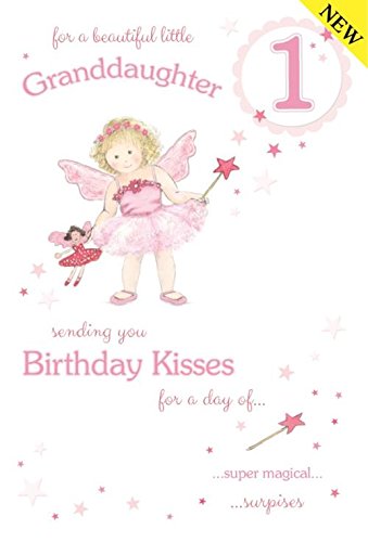 granddaughter 1st birthday card amazon
