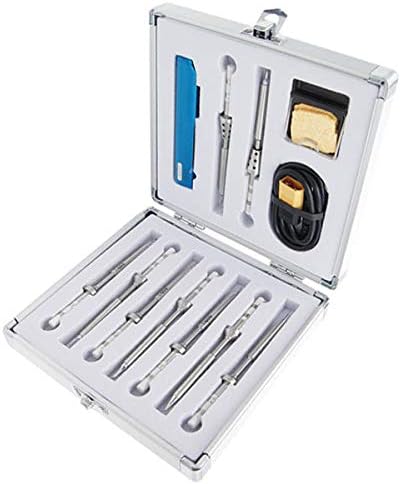TOOLOOK 12 in 1 TS100 Soldering Iron Kit with 9pcs Tips 1pc XT60 Cable 1pc Holder